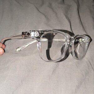 Chrome Hearts Glasses Clear and Sliver